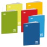 Maxiquaderno One Color Impatto Zero A4+ 1 rigo forato 80 fg spiralato Blasetti conf. 6 pezzi + 6 scatoline foglietti