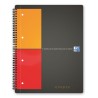 Blocco spiralato International Activebook 1 rigo con margine 240 x 297mm 80gr 80 fogli Oxford