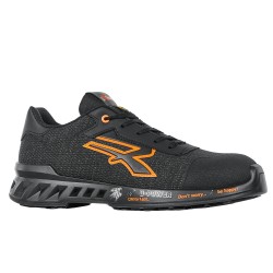 Calzatura di sicurezza Bruce S1P SRC ESD RedLeve numero 45 nero/arancione UPower