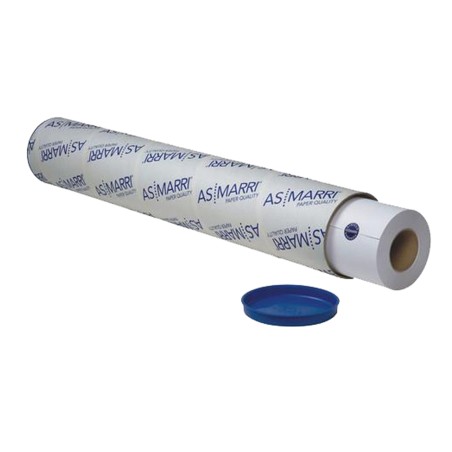 Carta XB.80 8160 per plotter laser 914 mm x 150 mt 80 gr bianca opaca As Marri