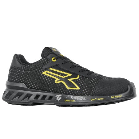 Calzatura di sicurezza Matt S3 SRC CI ESD RedLeve numero 35 nero/giallo UPower
