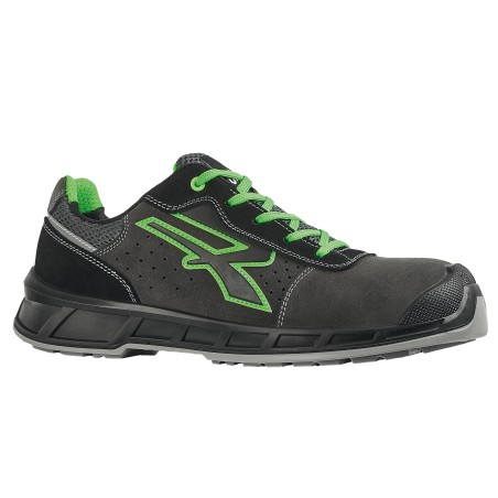 Calzatura di sicurezza Taylor numero 39 pelle scamosciata nero/verde UPower