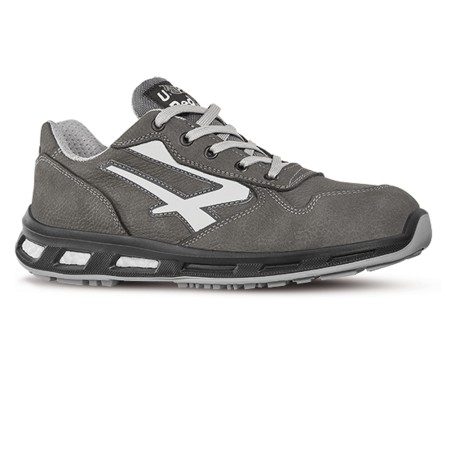 Calzatura di sicurezza Kick S3 pelle nabuk naturale taglia 38 grigio UPower