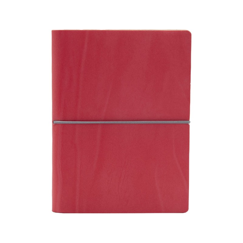 Taccuino Evo Ciak 9 x 13 cm fogli bianchi copertina rosso corallo In Tempo