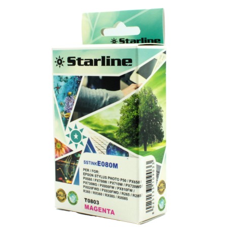 Starline Cartuccia ink per Epson Magenta C13T08034011 T0803 11