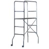 Trabattello Trio 130 x 60 cm H 188 cm acciaio zincato Marchetti