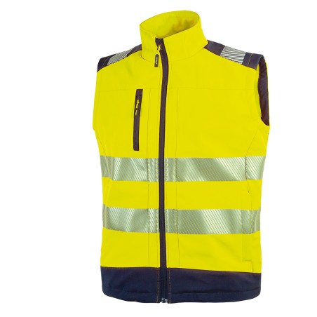 Gilet alta visibiltà Softshell Dany taglia L giallo fluo UPower