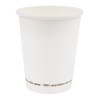 Bicchiere in carta 250 ml bianco Signor Bio conf. 50 pezzi