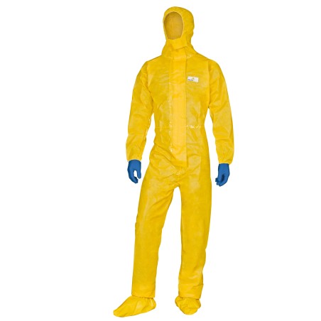 Tuta di protezione Deltachem taglia M giallo Deltaplus