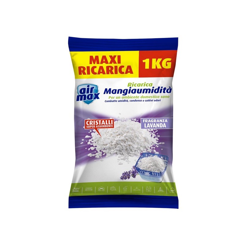 Ricarica sali assorbiumidità lavanda 1 kg Air Max