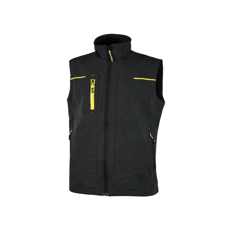 Gilet da lavoro Saturn nero/giallo taglia L UPower