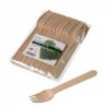 Forchette in legno 16 cm Leone conf. 48 pezzi