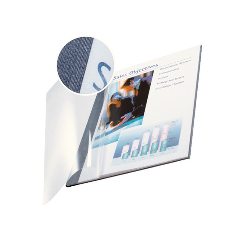 Copertine Impressbind flessibile 7 mm blu Leitz scatola 10 pezzi