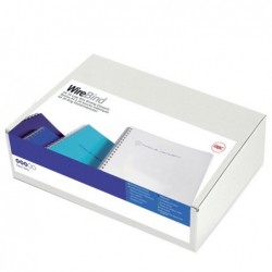 Dorsi WireBind per rilegatura passo 3:1 metallo 34 anelli 5 mm bianco GBC scatola 100 pezzi