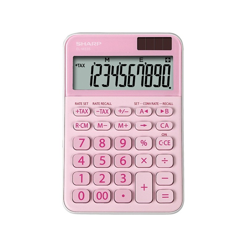 Sharp Calcolatrice da tavolo EL M335 10 cifre rosa ELM335 BPK