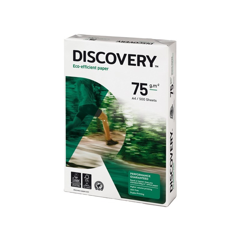 Carta Discovery 75 A4 75 gr bianco conf. 500 fogli