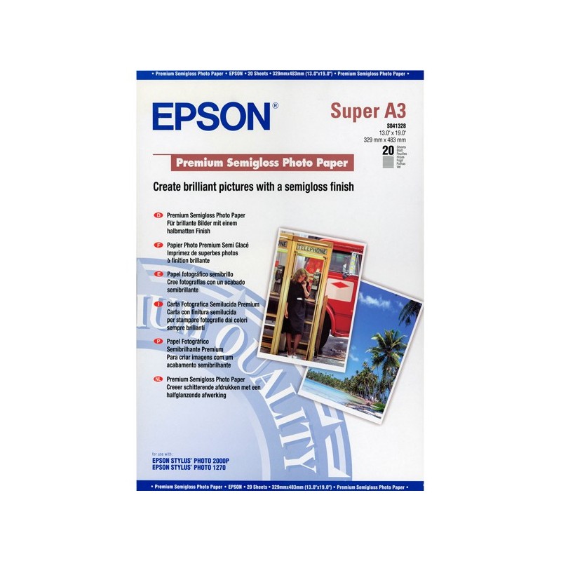 Epson Carta Fotografica Semilucida Premium C13S041328