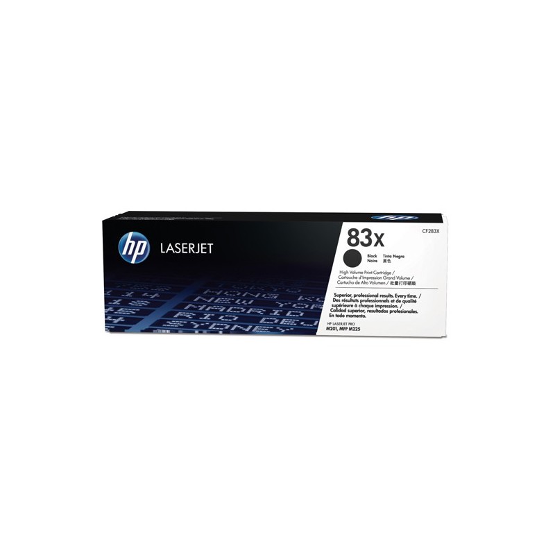 Hp Toner originale 83X Nero CF283X 2.200 pag