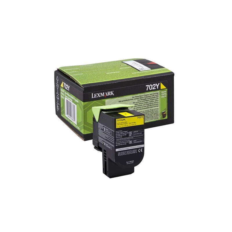 Lexmark Toner Giallo 70C20Y0 return program 1.000 pag
