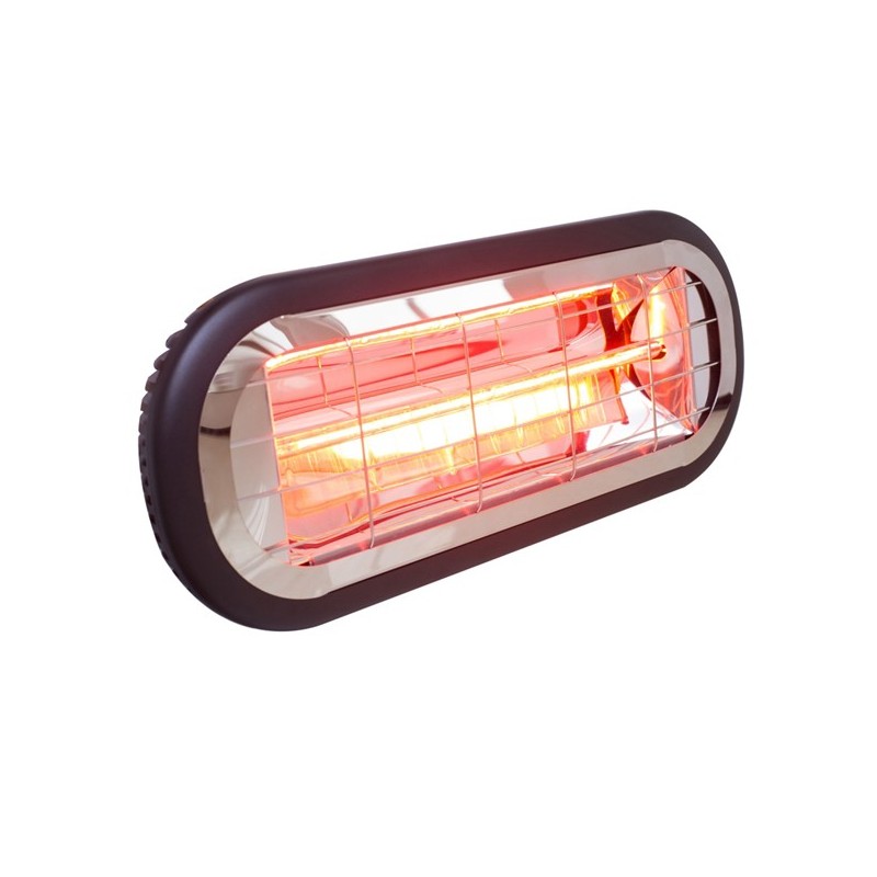 Stufa a infrarossi SoleRosso da interno/esterno - 33,5x23,5x13,5 cm - 1500W - CFG