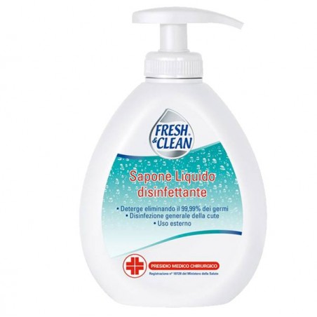 Sapone liquido disinfettante 300 ml Fresh&Clean