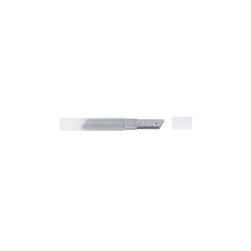 Lame di ricambio per cutter 9 mm Lebez tubetto da 10 lame