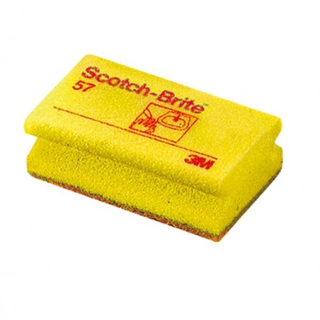 Spugne accoppiate giallo ScotchBrite conf.10 pezzi