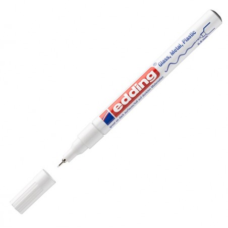 Marcatore a vernice 780 punta 0,8 mm bianco Edding