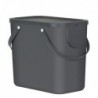 Pattumiera Albula 25 L grigio antracite Rotho