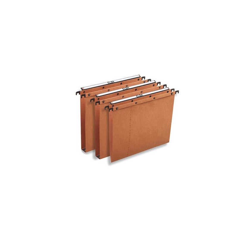 Cartella sospesa cassetto Ultimate® interasse 39 cm fondo U 30 mm legale 37,2x25cm avana Elba