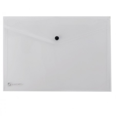 Busta con bottone Pull 21x29,7 cm trasparente King Mec