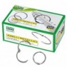 Anelli metallici 3,5 cm per rilegatura Lebez conf. 100 pezzi