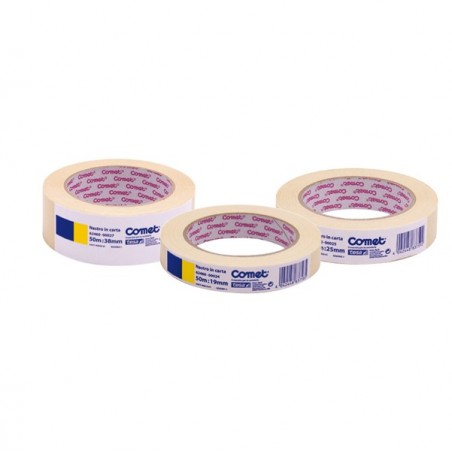 Nastro adesivo 1,9 cm x 50 m carta beige Comet