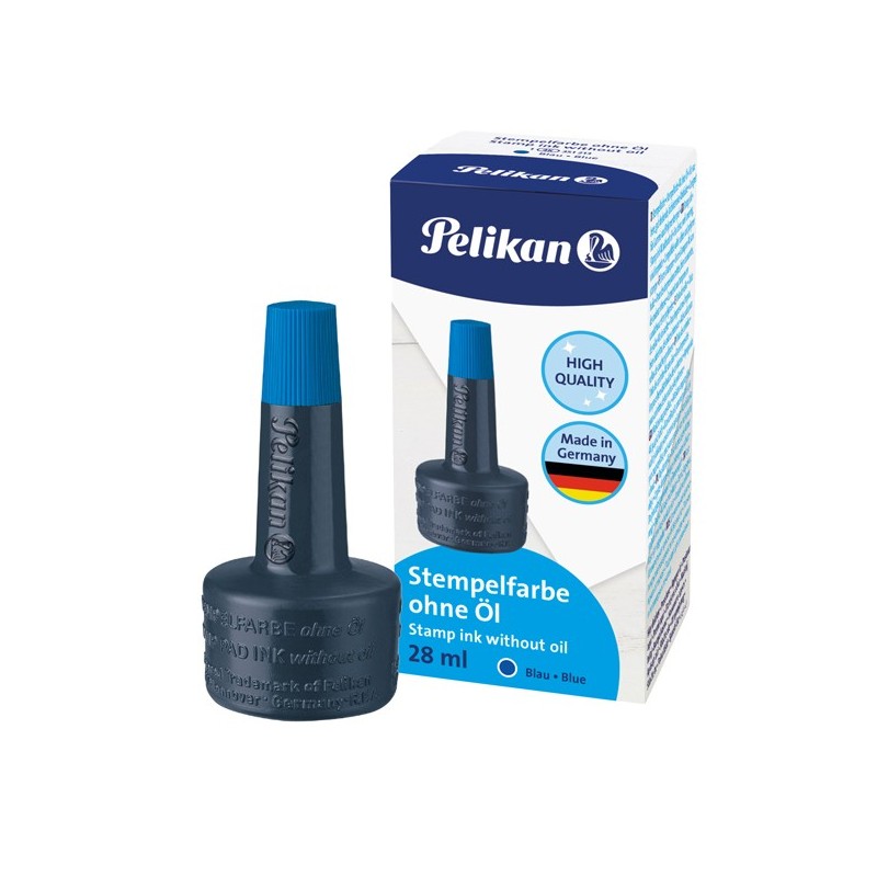 Inchiostro 4k per cuscinetti senza olio 28 ml blu Pelikan