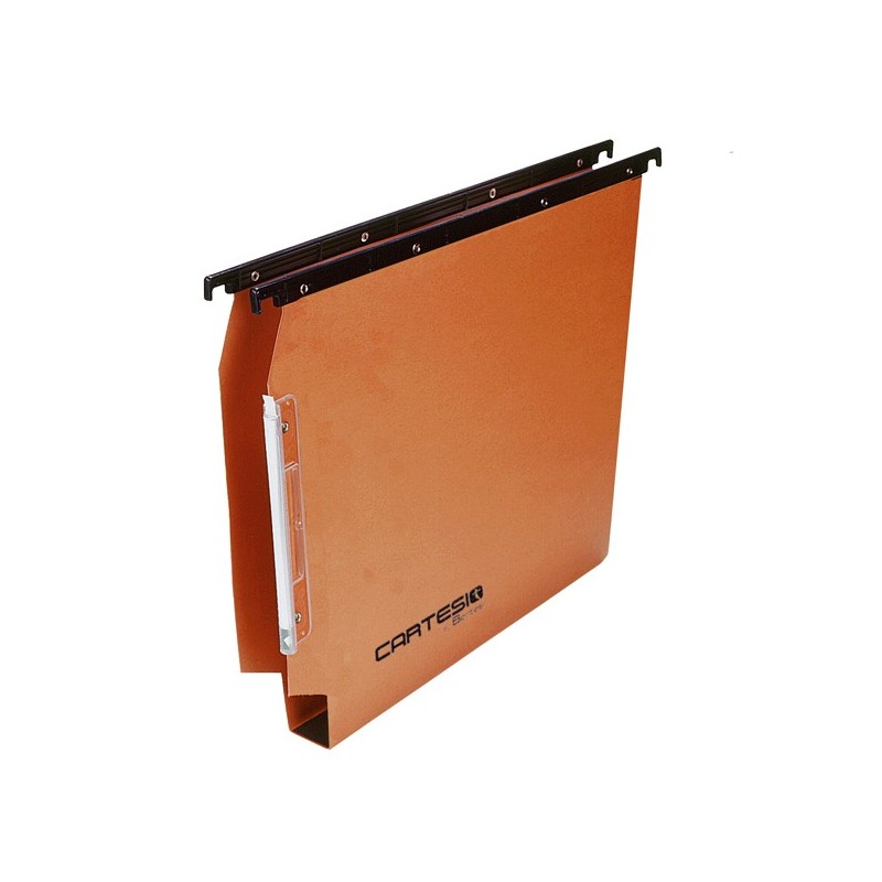Cartella sospesa Cartesio armadio interasse 33 cm fondo U 30 mm 32,6x28 cm arancio Bertesi