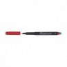 Pennarello Multimark universale permanente con gomma punta superfine 0,4mm rosso Faber Castell