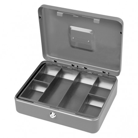 Cassetta portavalori Secur 37x28x9 cm grigio chiaro Metalplus