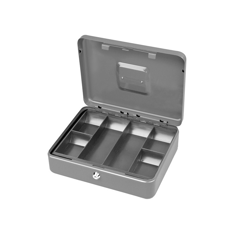 Cassetta portavalori Secur 37x28x9 cm grigio chiaro Metalplus