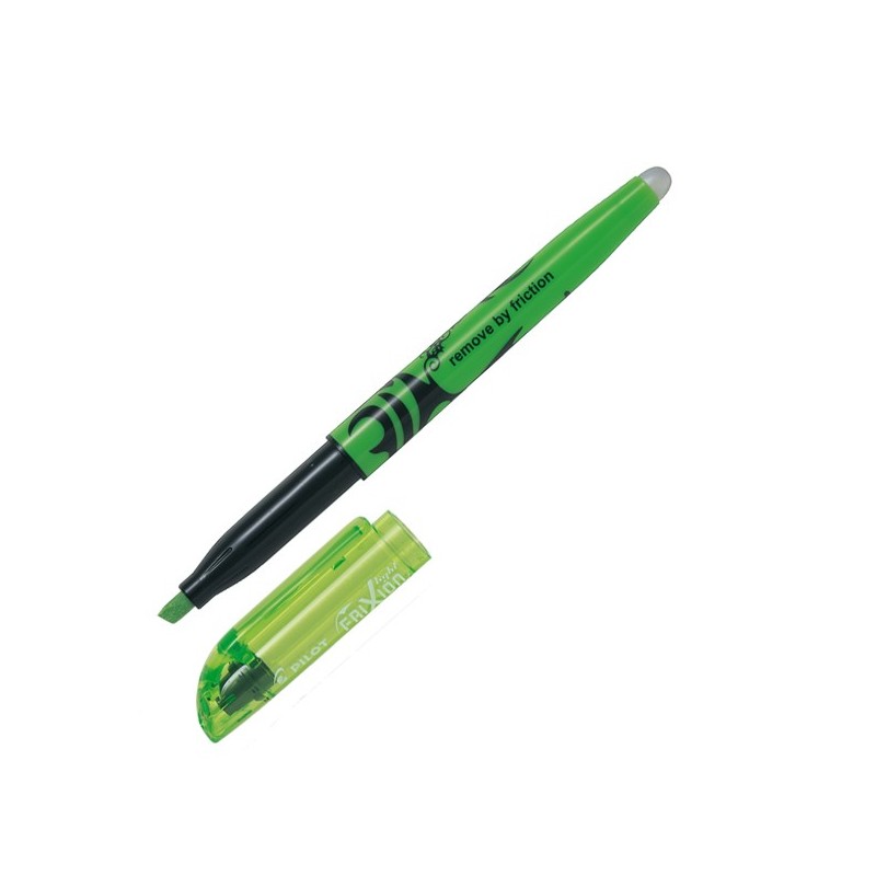 Evidenziatore cancellabile Frixion Light punta a scalpello 4,0mm tratto 3,3mm verde Pilot