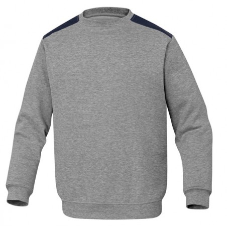 Felpa sportivo Olino pile tg. L grigio Deltaplus