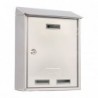 Cassetta postale Elios Steel 27,5x35x12 cm acciaio inox Metalplus