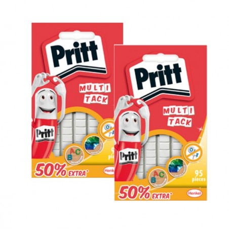 Gommini adesivi MultiTack riutilizzabili bianco Pritt conf. 95 pezzi
