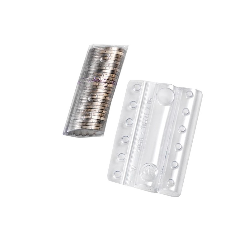 Blister portamonete 1 cent trasparente Iternet sacchetto da 100 blister