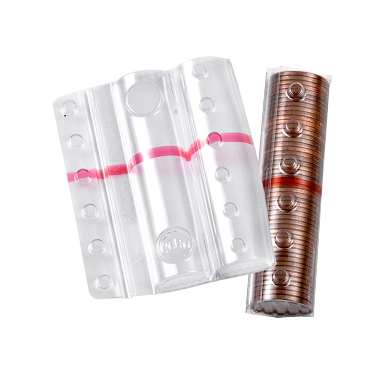 Blister portamonete 5 cent fascia rossa Iternet sacchetto da 100 blister