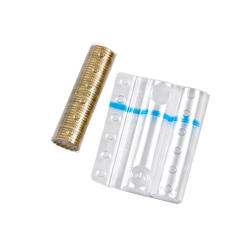 Blister portamonete 10 cent fascia blu Iternet sacchetto da 100 blister
