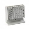 Distributore manuale di monete Eurocoin 25x10,4x17 cm grigio chiaro Holenburg
