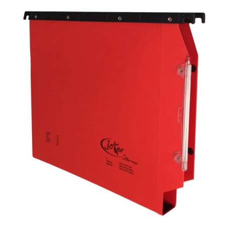 Cartella sospesa Joker armadio interasse 33 cm fondo U 3 cm 32,6x28 cm rosso Bertesi