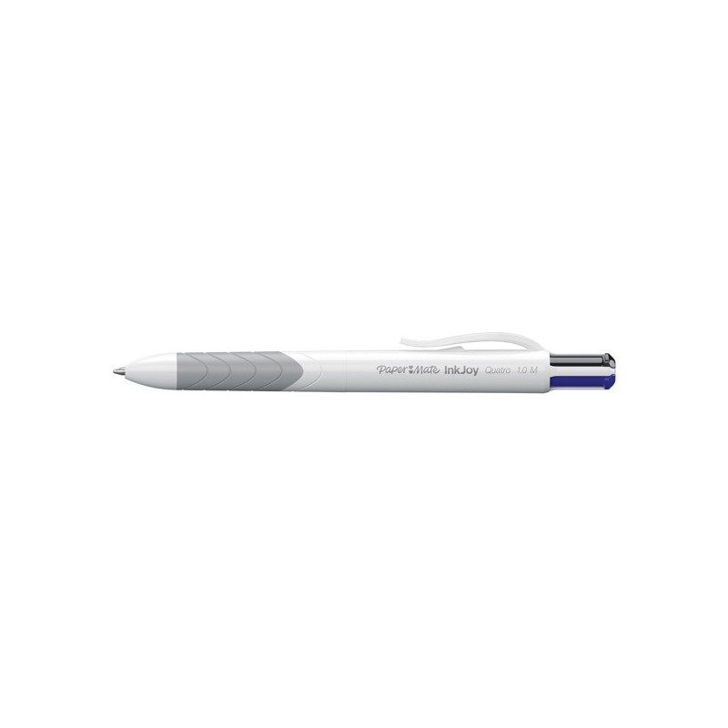 Penna a sfera a scatto multifunzione Inkjoy Quatro punta 1,0mm nero, blu, rosso, verde Papermate