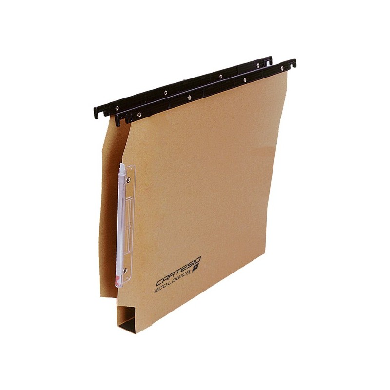 Cartella sospesa armadio Cartesio 33 cm fondo U 30 mm 32,6x28 cm avana Bertesi