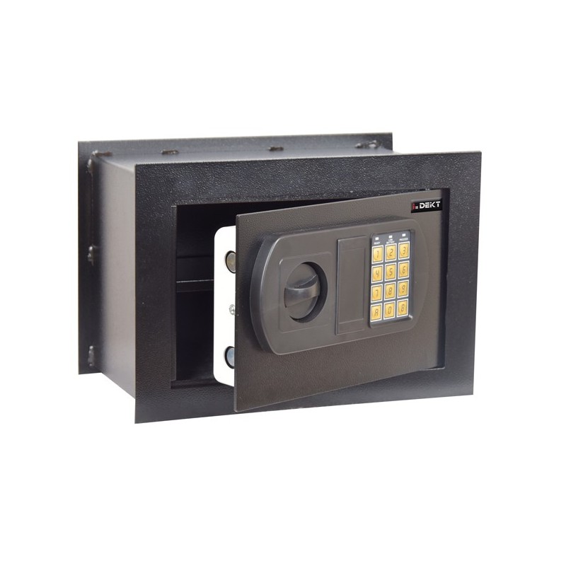 Cassaforte da muro serratura elettronica 33x20x23 cm 9 kg nero Iternet